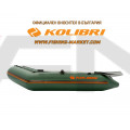 KOLIBRI - Надуваема моторна лодка с твърдо дъно KM-260 SC Standard - зелен